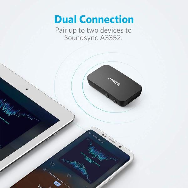 Imagem de Receptor Bluetooth Anker Soundsync com Bluetooth 5.0