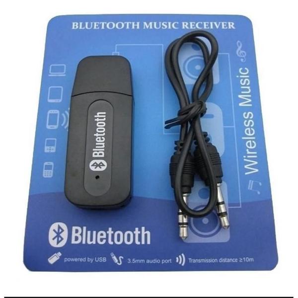 Imagem de Receptor Bluetooth Áudio Stereo 2.1 Usb P2 Adaptador Músicas