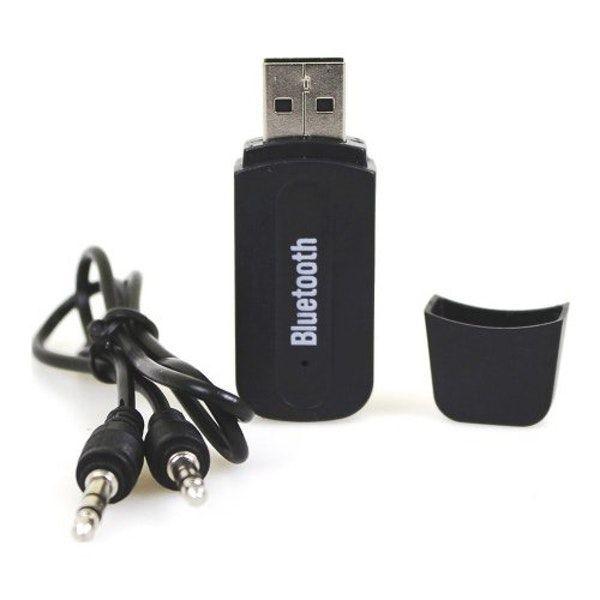 Imagem de Receptor Bluetooth P2 Usb Adaptador Áudio Entrada Aux Carro Cabo P2