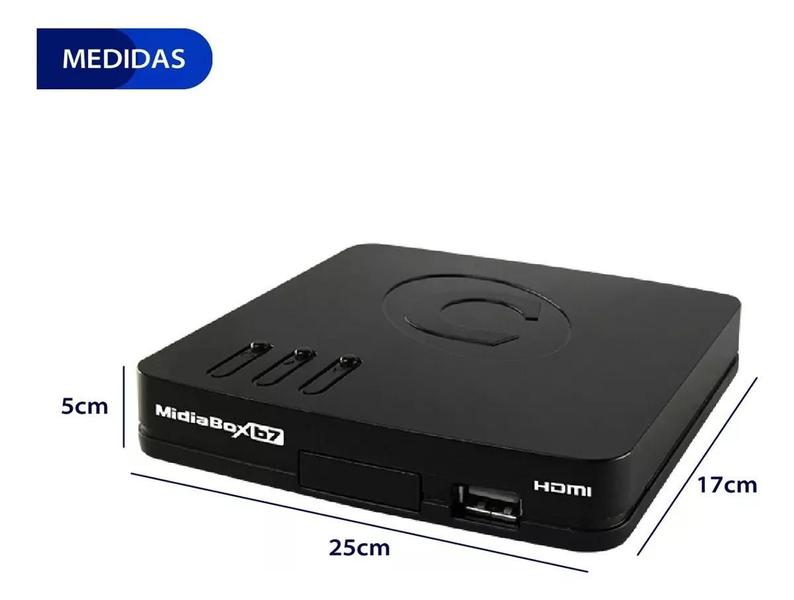 Imagem de Receptor Century Midiabox B7 HDTV Sat HD Atualizado SKY