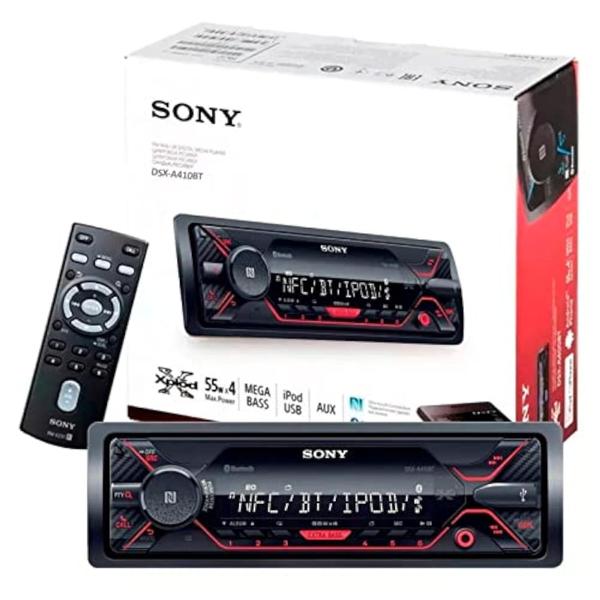 Imagem de Receptor de mídia AUX USB USB AUX estéreo automotivo Sony DSX-A410BT