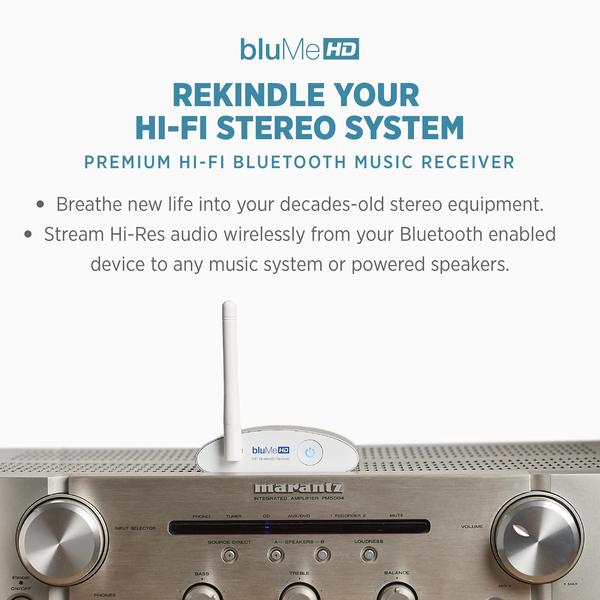 Imagem de Receptor de música Bluetooth 5.0 Auris Blume HD com DAC audiófilo