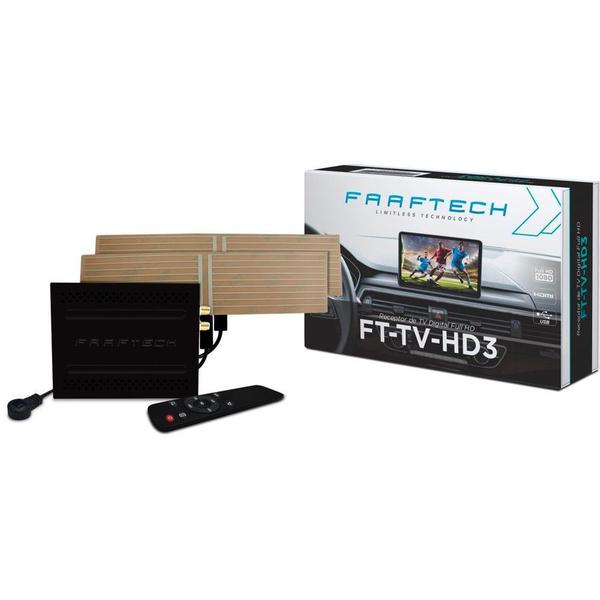 Imagem de Receptor de TV Digital Full HD com Entrada USB Para Reprodução de Mídias Faaftech FT TV HD3