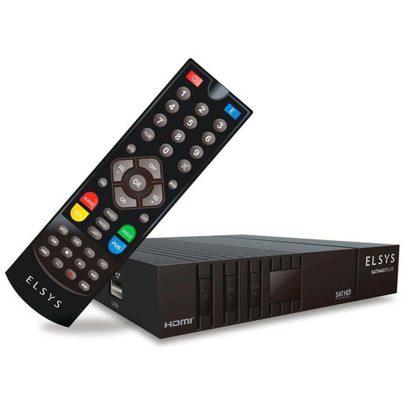 Imagem de Receptor de tv digital via satelite satmax plus full hd sinal sat hd regional etrs55 - ELSYS