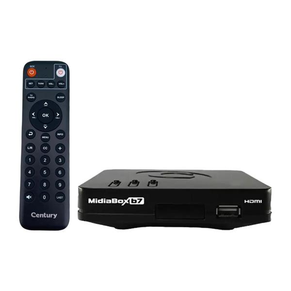 Receptor Digital Century Midia Box B7 5G Imagem de Receptor Digital Century Midia Box B7 5G