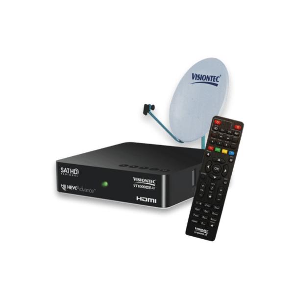 Imagem de Receptor Digital Via Satélite Multimidia Visiontec Vt1000hd-2x Sat Hd Regional