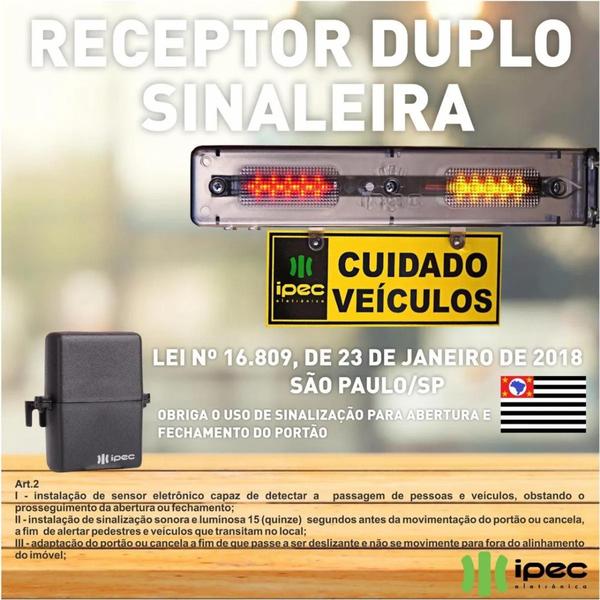 Imagem de Receptor Duplo Ipec Sinaleira Lei 16809 Ppa Garen Peccinin 1744