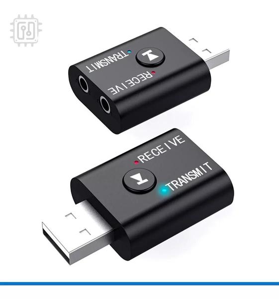 Imagem de Receptor E Transmissor De Áudio Bluetooth Usb Bt 5.0 Para Tv