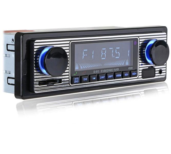 Imagem de Receptor estéreo para carro FYPLAY Classic Bluetooth com rádio FM