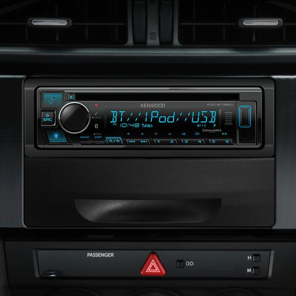 Imagem de Receptor estéreo para carro Kenwood KDC-BT382U Bluetooth USB