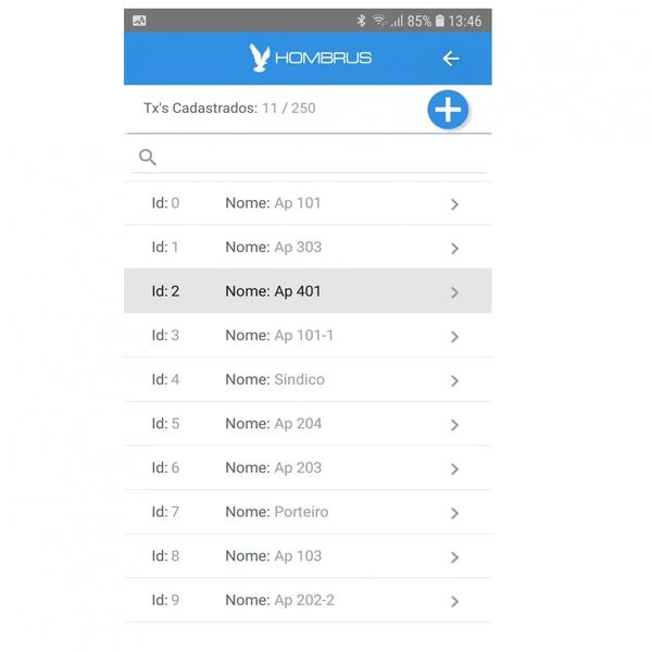 Imagem de Receptor Gerenc./ App 2 Canais Crx-25 Hombrus + modulo BT-01