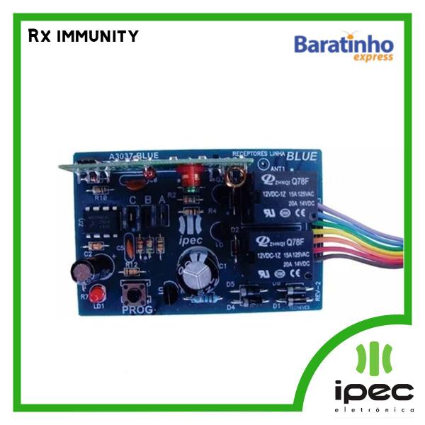 Imagem de Receptor Mono Immunity Multicode 433 + 2 Controles Tx