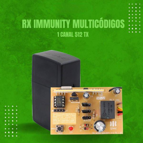 Imagem de Receptor rx immunity multicodigos 1 canal ipec 