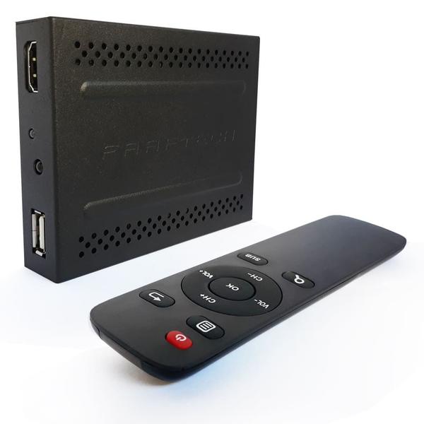 Imagem de Receptor Sintonizador TV Full HD Leitor USB HDMI Faaftech