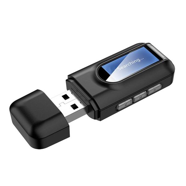 Imagem de Receptor transmissor Bluetooth 5.0 Yoidesu com display LCD