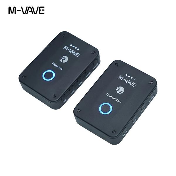 Imagem de Receptor Transmissor M-vave, Gravação De Monitor Sem Fio Recarregável 30m Para Instrumentos Musicais, Fone De Ouvido, Placas De Som, PC, Celulares