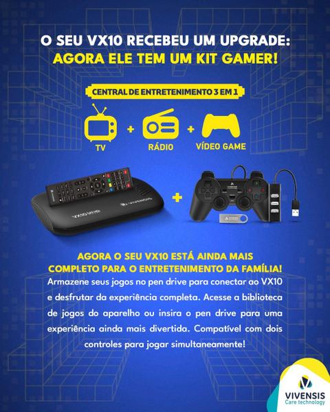 Imagem de Receptor vivensis + kit gamer vx10