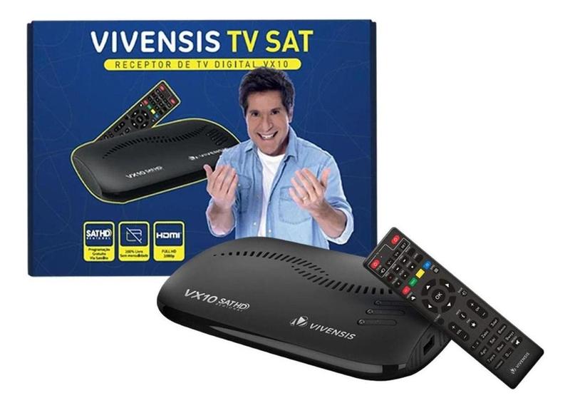 Imagem de Receptor Vx10 Sat Hd Digital Regional Banda Ku Vivensis