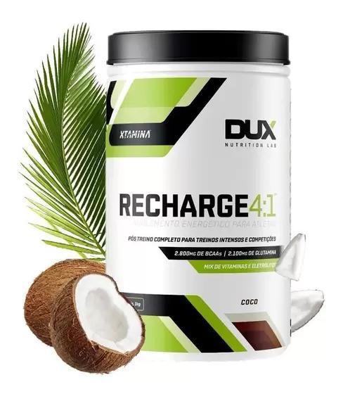 Recharge 4:1 - Pote 1000g - Dux Nutrition Sabor:Coco Imagem de Recharge 4:1 - Pote 1000g - Dux Nutrition Sabor:Coco