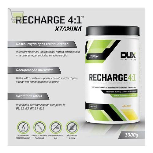 Recharge 4:1 - Pote 1000g - Dux Nutrition Sabor:Coco Imagem de Recharge 4:1 - Pote 1000g - Dux Nutrition Sabor:Coco