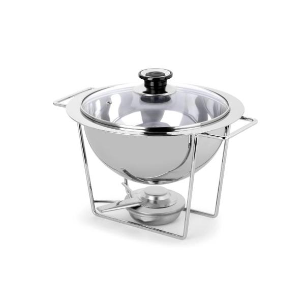 Rechaud meu buffet 3 l 4 peças forma inox 801803-e Imagem de Rechaud meu buffet 3 l 4 peças forma inox 801803-e