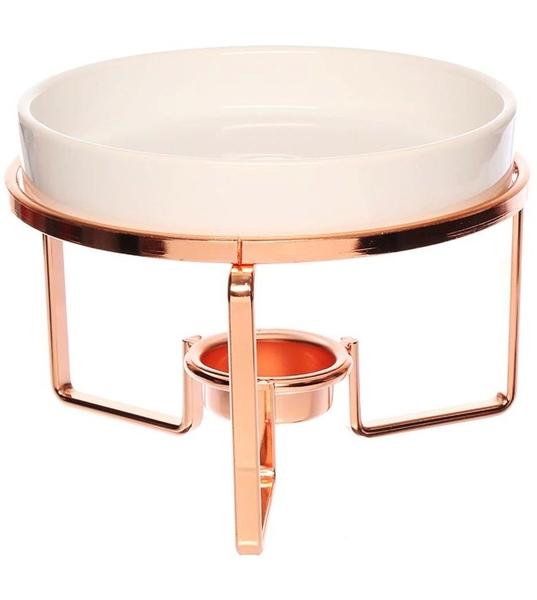 Imagem de Rechaud Para Queijo Brie 15cm 4 Peças Rose Gold