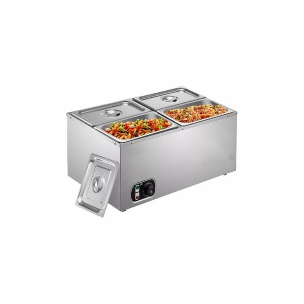 Réchaud térmico elétrico 4 cubas buffet banho maria ZPBF04E - ZEPPER Imagem de Réchaud térmico elétrico 4 cubas buffet banho maria ZPBF04E