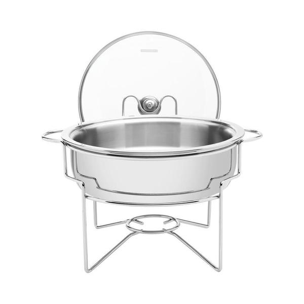 Rechaud Tramontina Banho Maria Inox Sem Fogareiro 4,3 Litros Imagem de Rechaud Tramontina Banho Maria Inox Sem Fogareiro 4,3 Litros