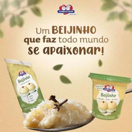 Imagem de Recheio Beijinho Pronto sabor Coco cremoso Pote 400Gr