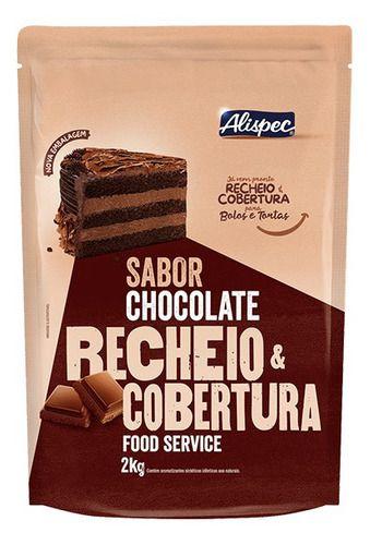 Imagem de Recheio Cobertura Alispec 2kg Stand Pouch Chocolate