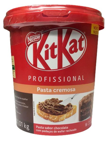 Imagem de Recheio Kit Kat 1kg Pasta Cremosa Nestlé Profissional