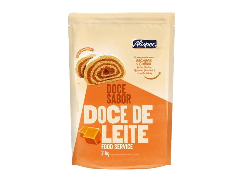 Recheio Pronto de Doce de Leite 2kg - Alispec Imagem de Recheio Pronto de Doce de Leite 2kg - Alispec