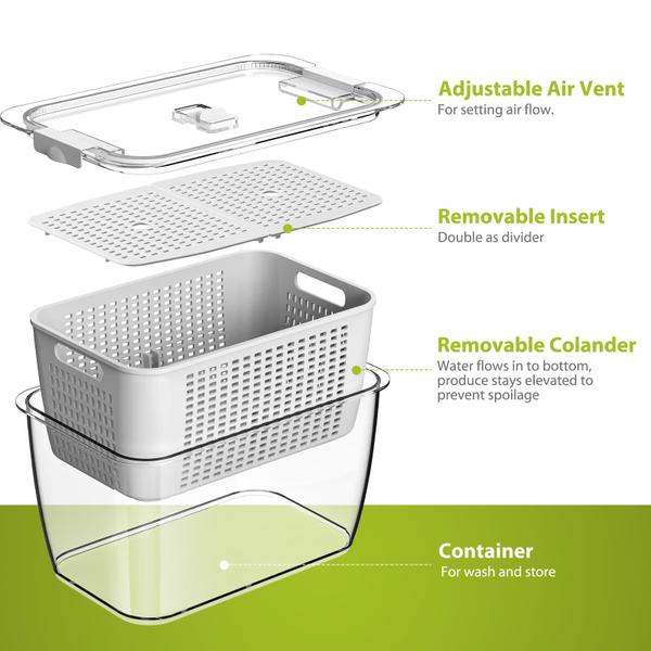 Imagem de Recipiente de armazenamento de alimentos LUXEAR Fresh Container, pacote