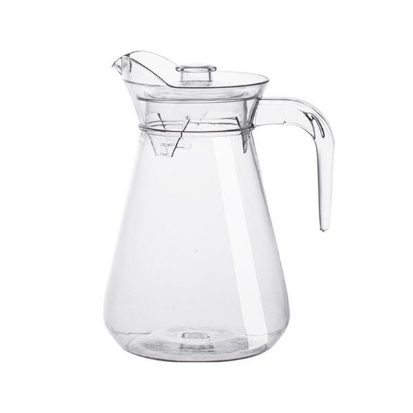 Imagem de Recipiente de armazenamento de bebidas acrílicas Limpar Jug PC Suco Pitcher Doméstico Água Fria Chaleira Água Fria Garrafa de Água Ferramentas de Cozinha Jarros