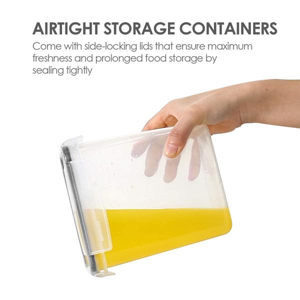 Imagem de Recipientes de armazenamento de alimentos Vtopmart Airtight 24 unidades com tampas sem BPA