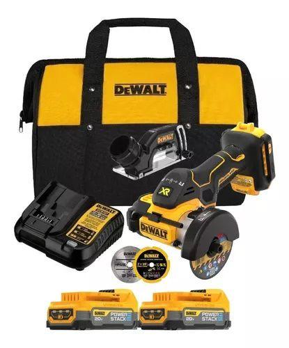 Imagem de Recortadora Sem Fio 20v Dewalt Dcs438 2 baterias Powerstack +bolsa