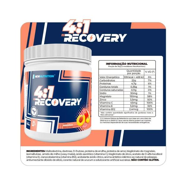 Recovery 4:1 Endurance Series NewNutrition 900g Pêssego Imagem de Recovery 4:1 Endurance Series NewNutrition 900g Pêssego