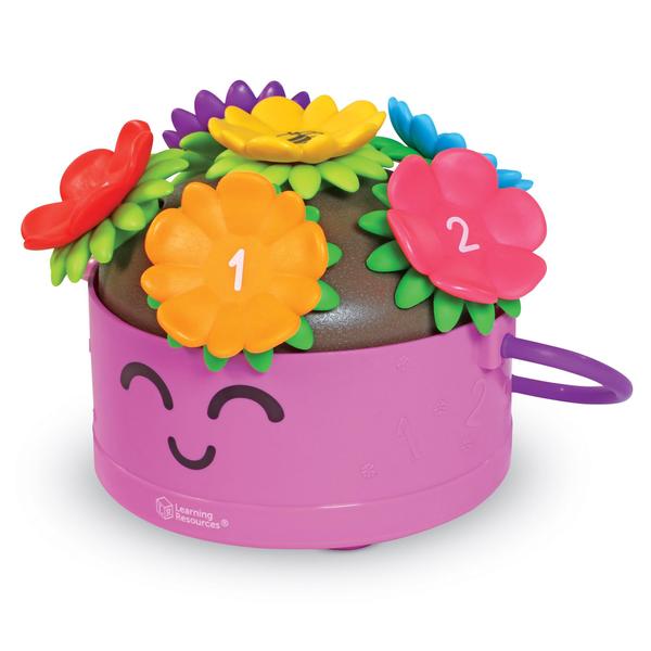 Imagem de Recursos de aprendizagem de brinquedos Poppy the Count & Stack Flower Pot