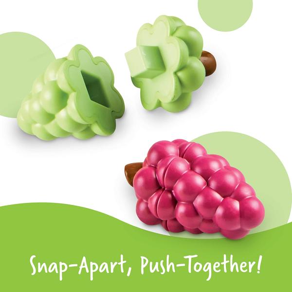 Imagem de Recursos de aprendizagem de brinquedos Snap-n-Learn Fruit Shapers há mais de 2 anos