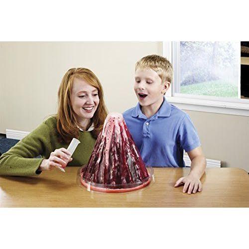 Recursos de aprendizagem de modelos de vulcões em erupção com lava espumante - Learning Resources Imagem de Recursos de aprendizagem de modelos de vulcões em erupção com lava espumante