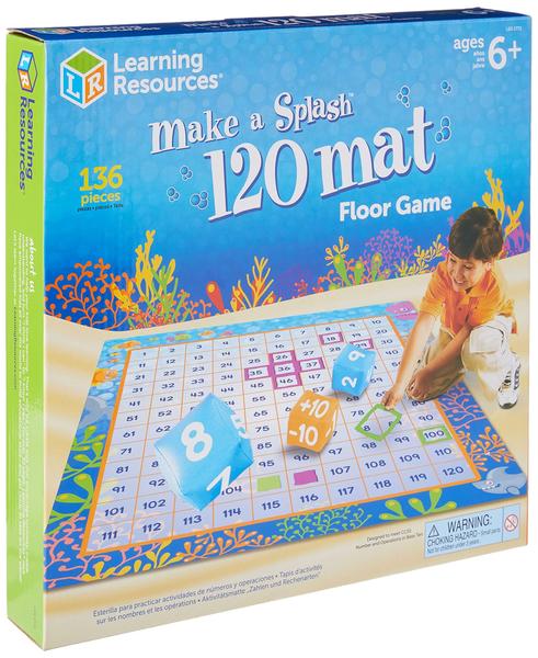 Imagem de Recursos de aprendizagem do Floor Game Make a Splash 120 Mat 6+ Years