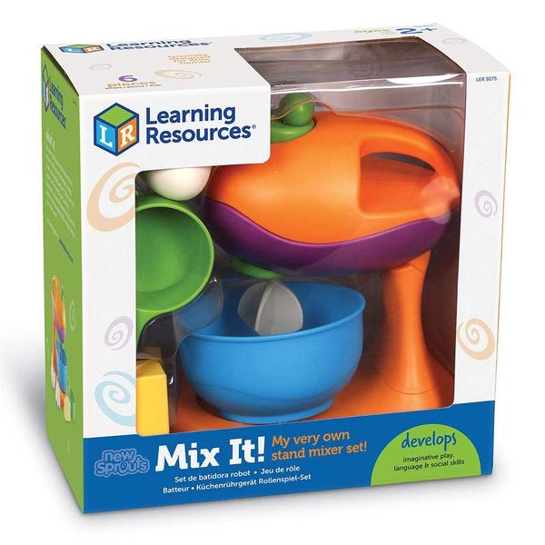 Imagem de Recursos de aprendizagem gastronômica do Pretend Play New Sprouts Mix it! 2+