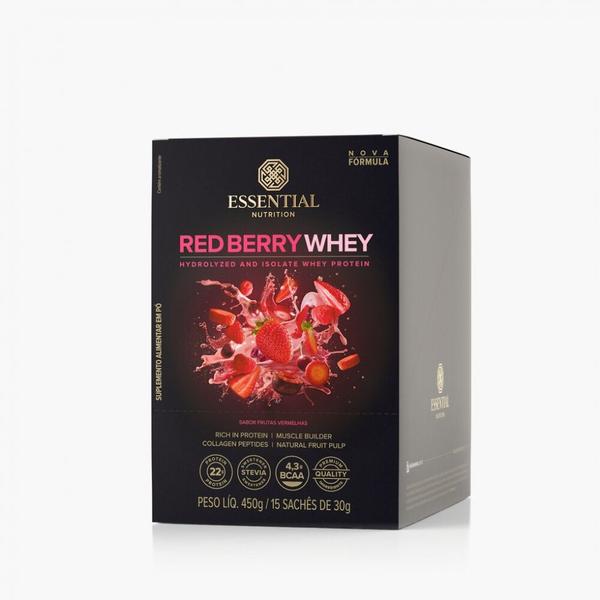 Imagem de Red Berry Whey Display - 450g / 15 Sachês - Sabor: Frutas Vermelhas