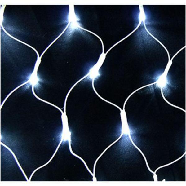 Imagem de Rede 240 leds branco 127v 2,5x1,3m 8 funcoes - Rio Master