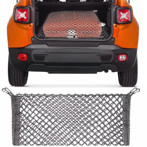 Rede Bagageiro Porta Malas Elástica Jeep Renegade Compass - Cargonet Imagem de Rede Bagageiro Porta Malas Elástica Jeep Renegade Compass