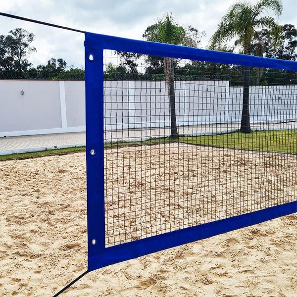 Imagem de Rede Beach Tennis Zaka Azul 8,10m x 0,80m