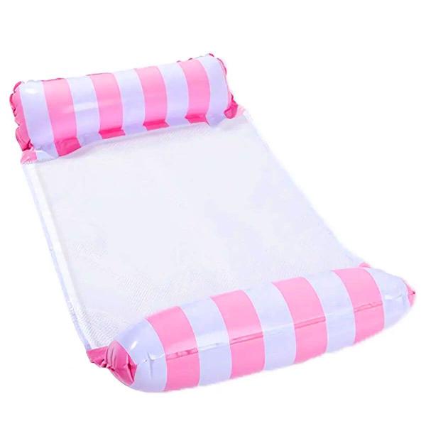 Rede Bóia Flutuante Piscina Cama Inflável Colchão Reclinável - Armarinhos BS Imagem de Rede Bóia Flutuante Piscina Cama Inflável Colchão Reclinável
