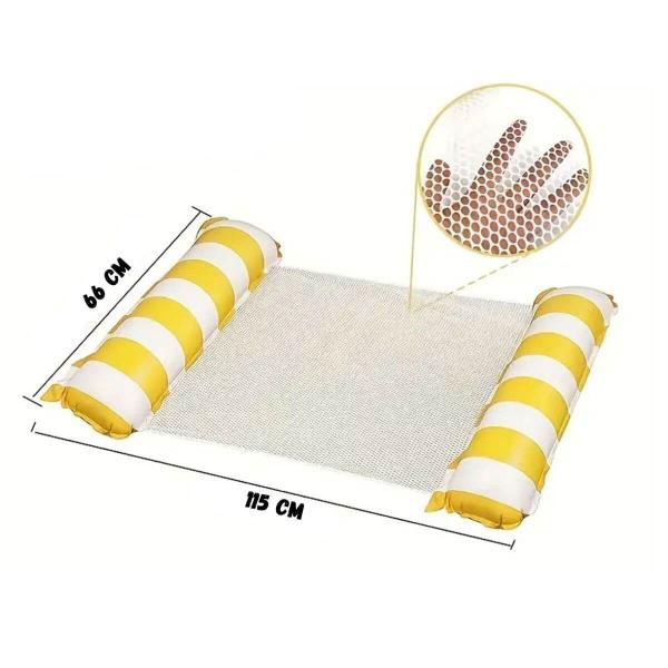 Rede Bóia Flutuante Piscina Cama Inflável Colchão Reclinável - Armarinhos BS Imagem de Rede Bóia Flutuante Piscina Cama Inflável Colchão Reclinável
