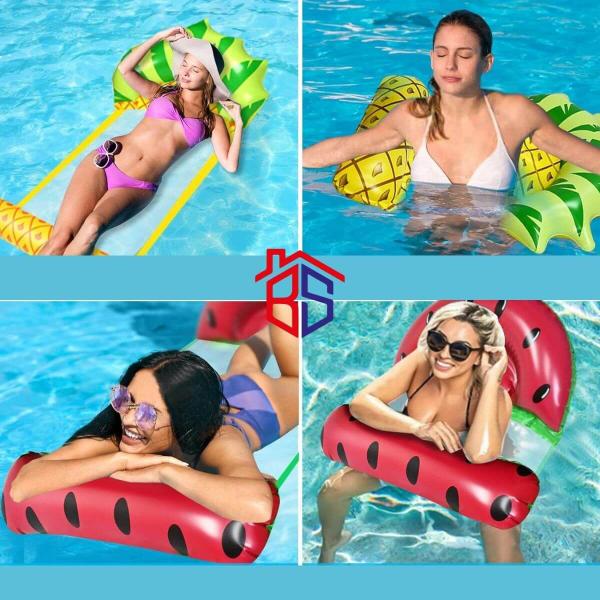Rede Bóia Flutuante Piscina Cama Inflável Colchão Reclinável - Armarinhos BS Imagem de Rede Bóia Flutuante Piscina Cama Inflável Colchão Reclinável