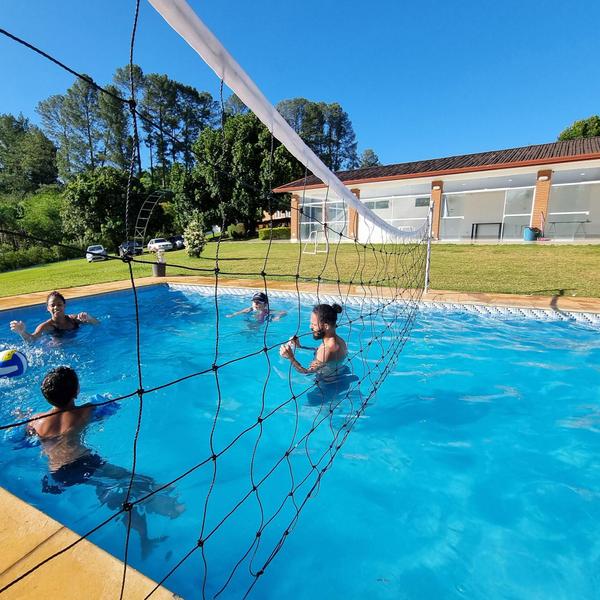 Imagem de Rede De Biribol Vôlei De Piscina 4 Metros Branca